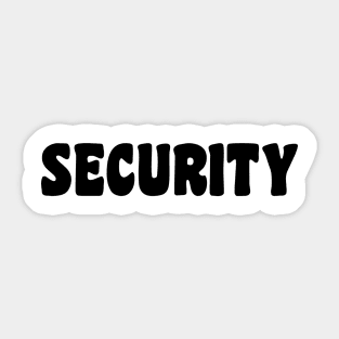 Security Sticker